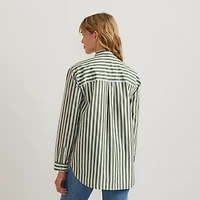 Women's Poplin Button Down Shirt