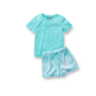 Toddler Girls Loose Fit Shorts Sleep Set