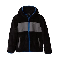 Boys Quest Fleece Plush Hooded Jacket