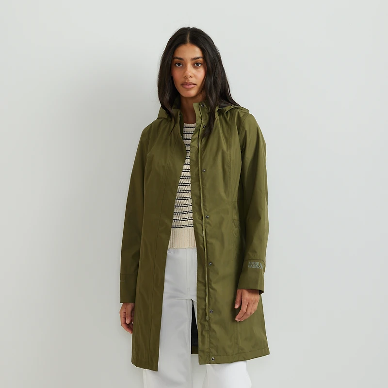 Women's Girl On The Go® Waterproof Hooded Trench Coat