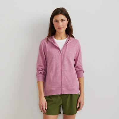 Women's Waverly Cotton Slub Full-Zip Sweatshirt