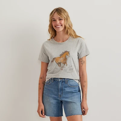 Women's Graphic T-Shirt - Into The Wild