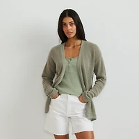 Women's Open-Front Cardigan