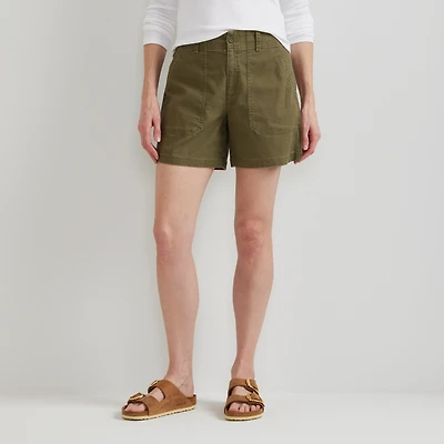 Women's Canvas Utility Shorts
