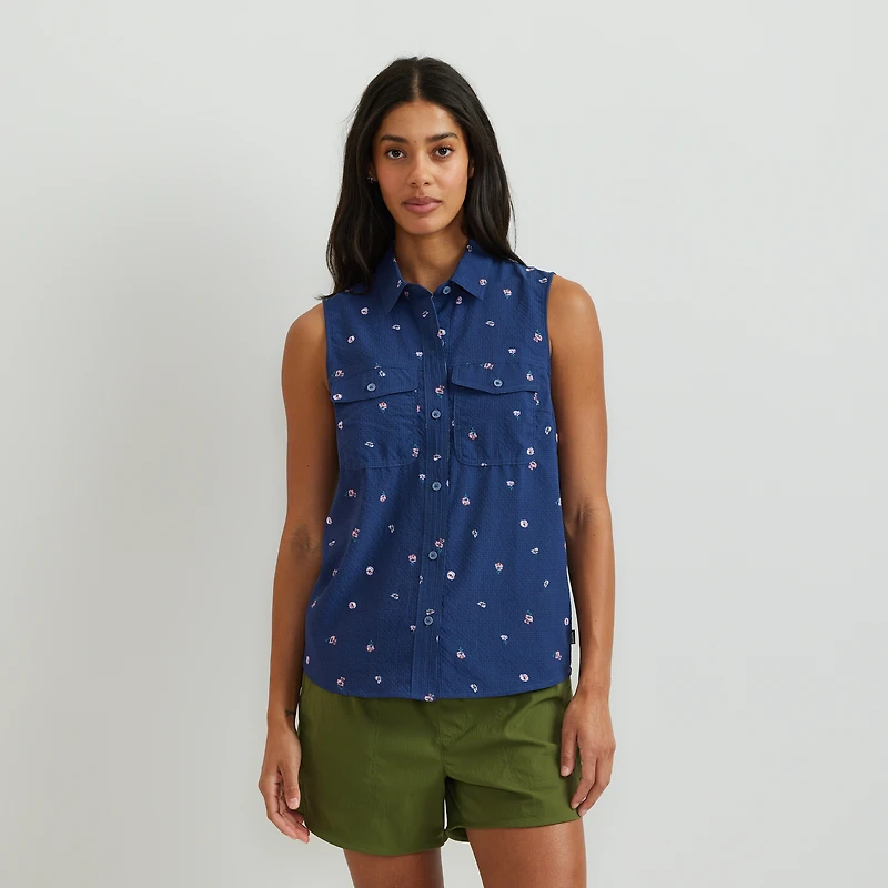 Women's Mountain 3.0 Sleeveless Shirt - Print