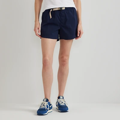 Women's Belted Ripstop Shorts