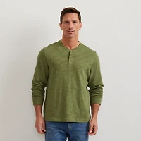 Men's Slub Jersey Henley