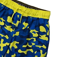 Boys Sea Spray Printed Comfort Liner Swim Shorts