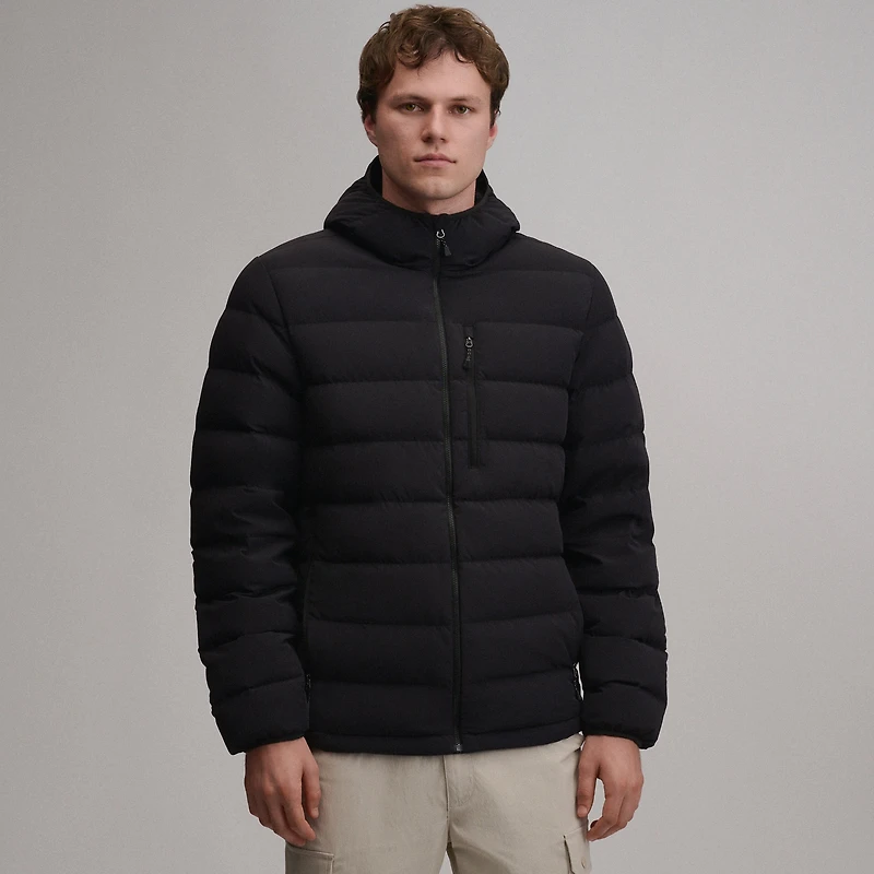 Men's EB Stretch Down Hooded Jacket