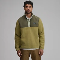 Men's Authentic Outdoor Fleece Snap-Mock Pullover