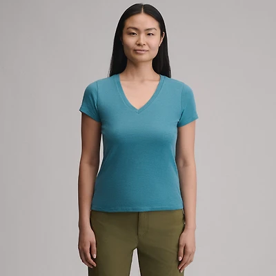 Women's Everyday Short-Sleeve V-Neck T-Shirt