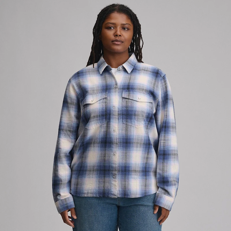 Women's Long-Sleeve Western Button-Down Shirt