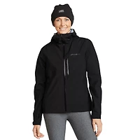 Women's Cloud Cap 3L Waterproof Stretch Hooded Rain Jacket