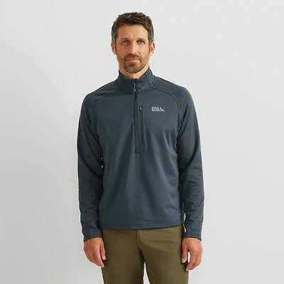 Men's High Route Grid Fleece-Lined 1/2-Zip Pullover