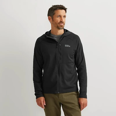Men's High Route Grid Fleece-Lined Full-Zip Hoodie