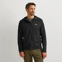 Men's High Route Grid Fleece-Lined Full-Zip Hoodie