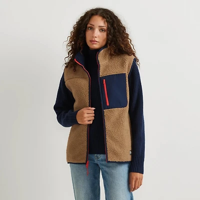 Women's Chilali Faux Shearling Fleece Vest
