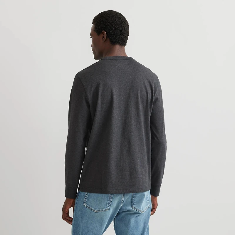 Men's Legend Wash 100% Cotton Long-Sleeve Classic T-Shirt