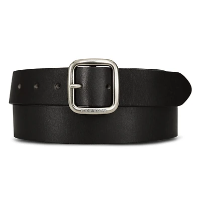 Center Bar Leather Jean Belt