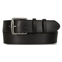 Double Keeper Leather Jean Belt