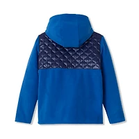 Kids Quest Fleece Mixed Media Hooded Jacket
