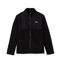 Kids Quest Fleece Mixed Media Jacket