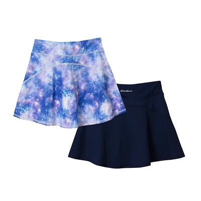 Girls Trail Active Skort - Print 2-Pack