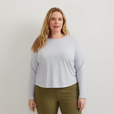 Women's Trek Light Hike Long-Sleeve Crewneck T-Shirt