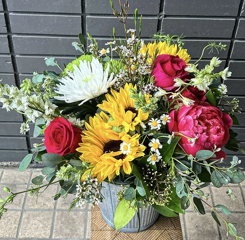 Sun Kissed Peony Garden Arrangement