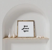 Love Grows Here Wood Sign