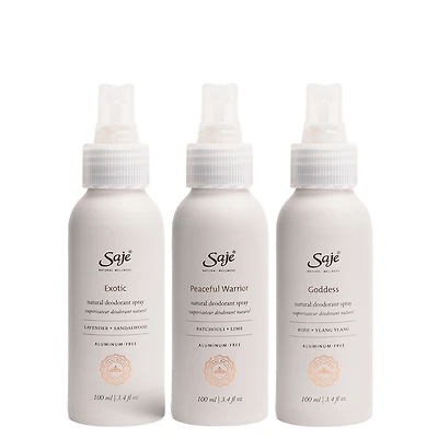 Natural Deodorant Trio