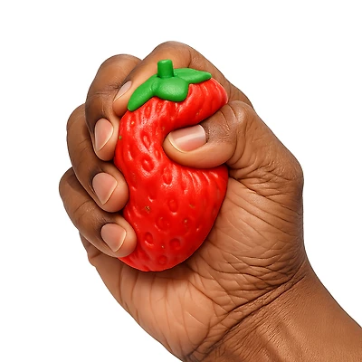Strawberry Slow-Rise Squishy Toy – Soft Stress Relief Fidget Ball