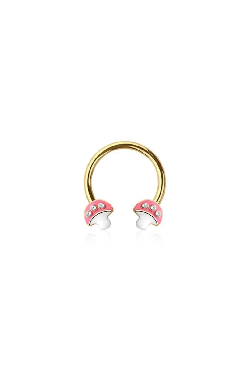 Mushroom Circular Barbell 16g
