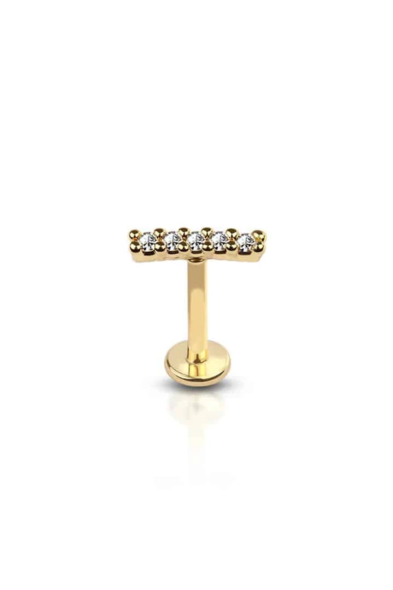 PREMIUM Crystal Bar Flat Back 16g