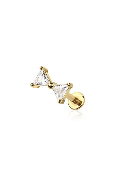 PREMIUM Crystal Bow-Tie Flat Back 16g