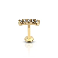 Crystal Bar Flat Back 16g