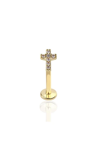 Premium Traditional Crystal Cross Flat Back 16g