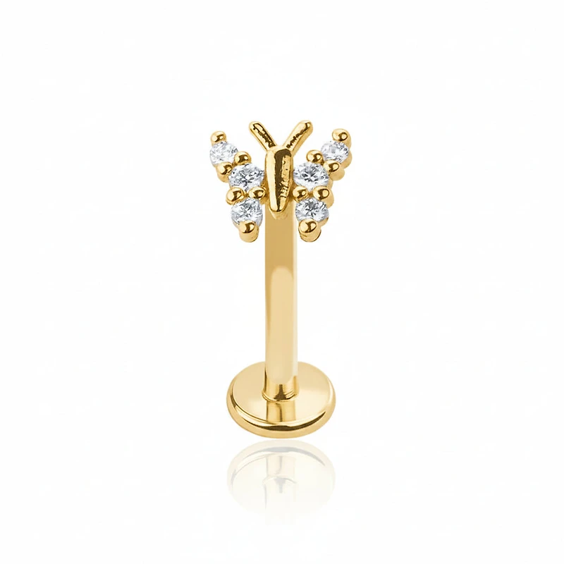 Claw-Set Crystal Butterfly Flat Back 16g