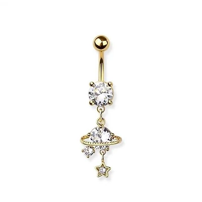 Planet Start Navel Dangle 14g