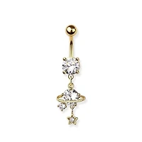 Planet Start Navel Dangle 14g