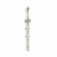 Linear Glow Navel Dangle 14g