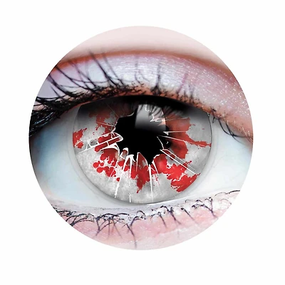 Shatter Red and Black - Primal Contact Lenses