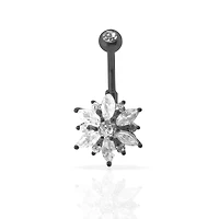 Fancy Power Flower Navel Barbell 14g