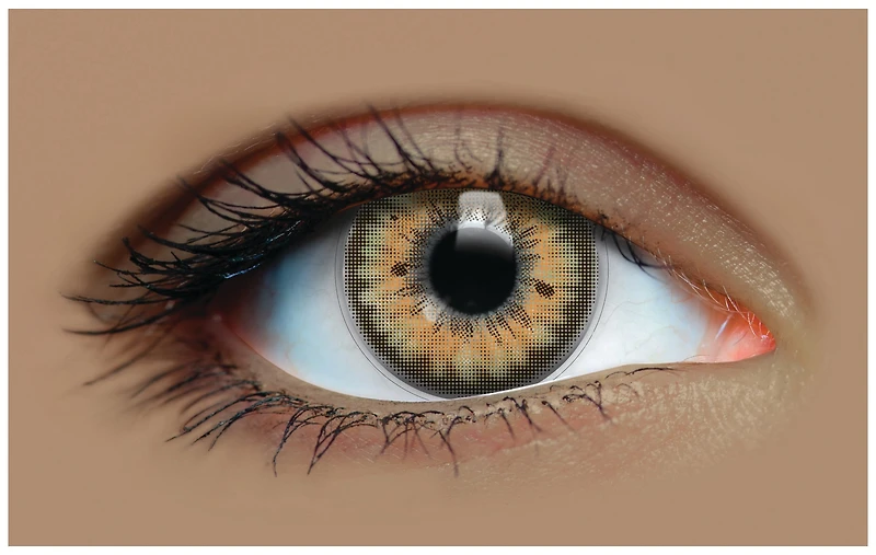 Hazel Harmony - Green and Brown Colored - Primal Contact Lenses