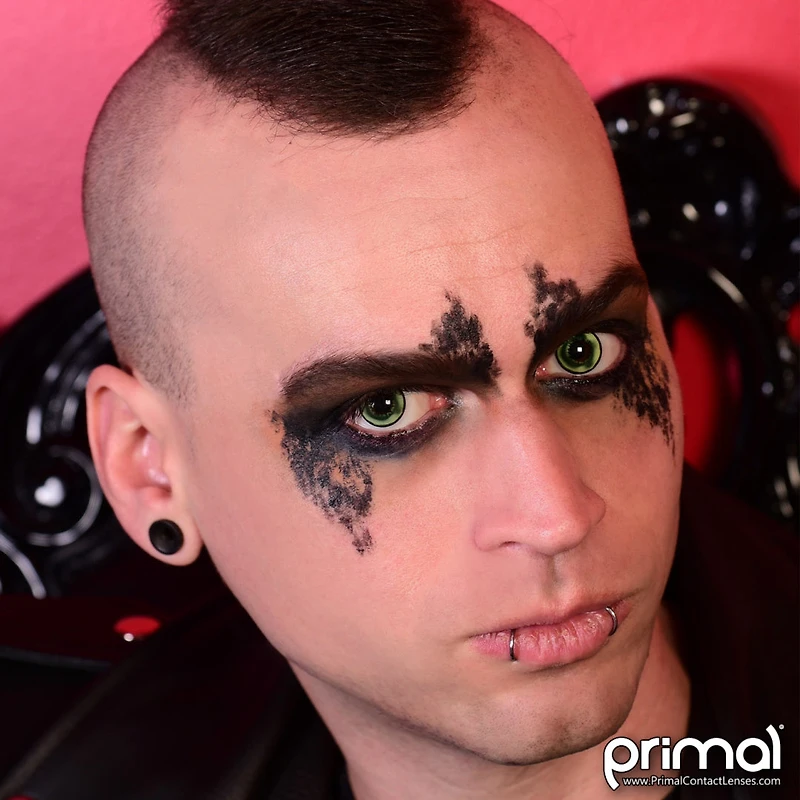 Lizard King - Green Colored - Primal Contact Lenses
