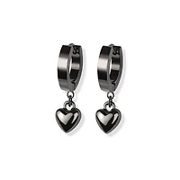 Puffy Hearts Dangle Cuff Earrings