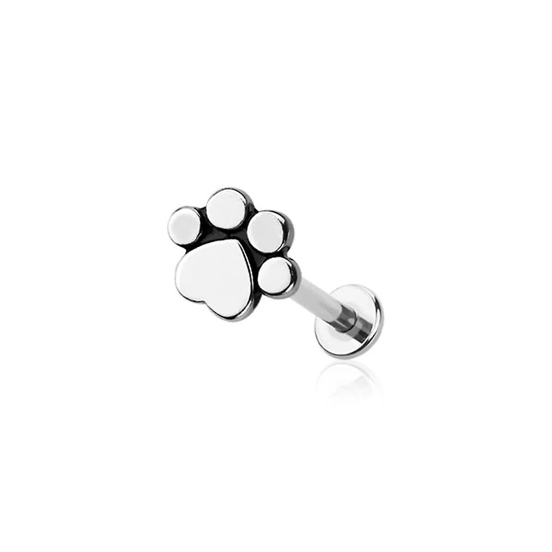 Premium Paw Print Flat Back 16g