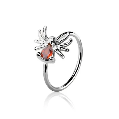Crystal Spider Bendable Ring 20g