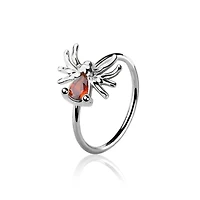 Crystal Spider Bendable Ring 20g