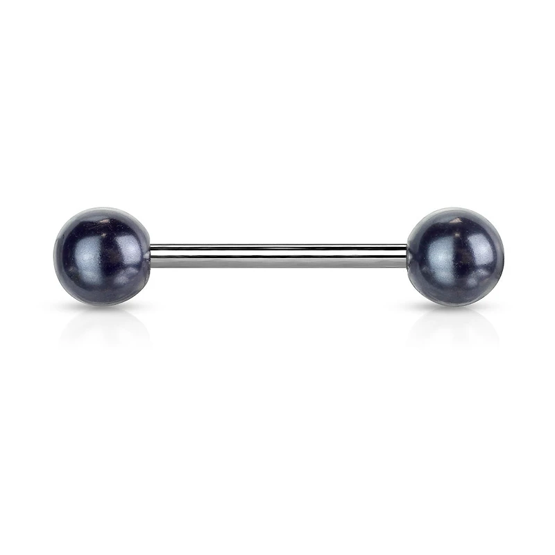 Pearlescent Straight Barbell 14g
